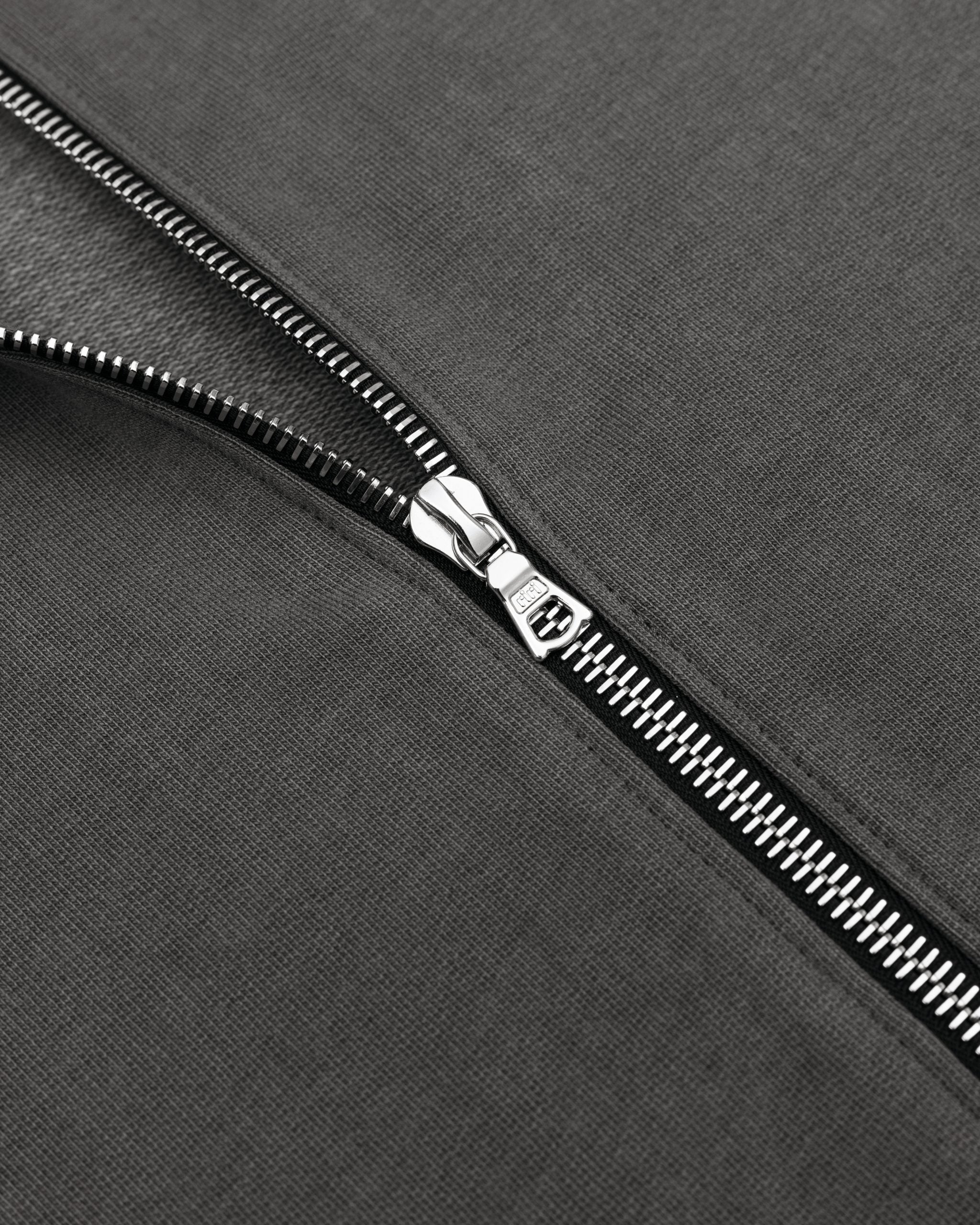 ATG TIMELESS ZIPPED HOODIE WASHED BLACK image 3