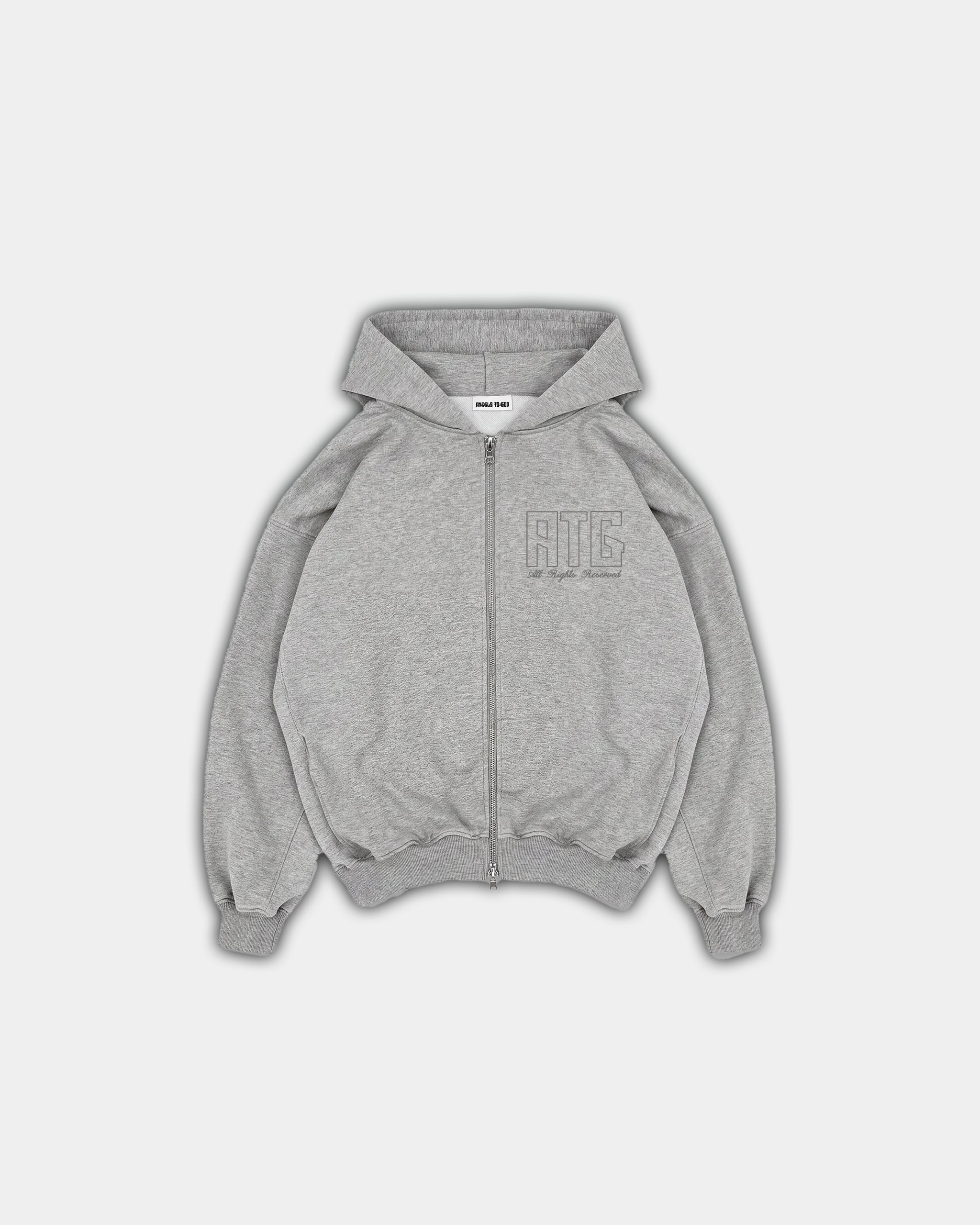 CORE ZIP UP - GREY MARL
