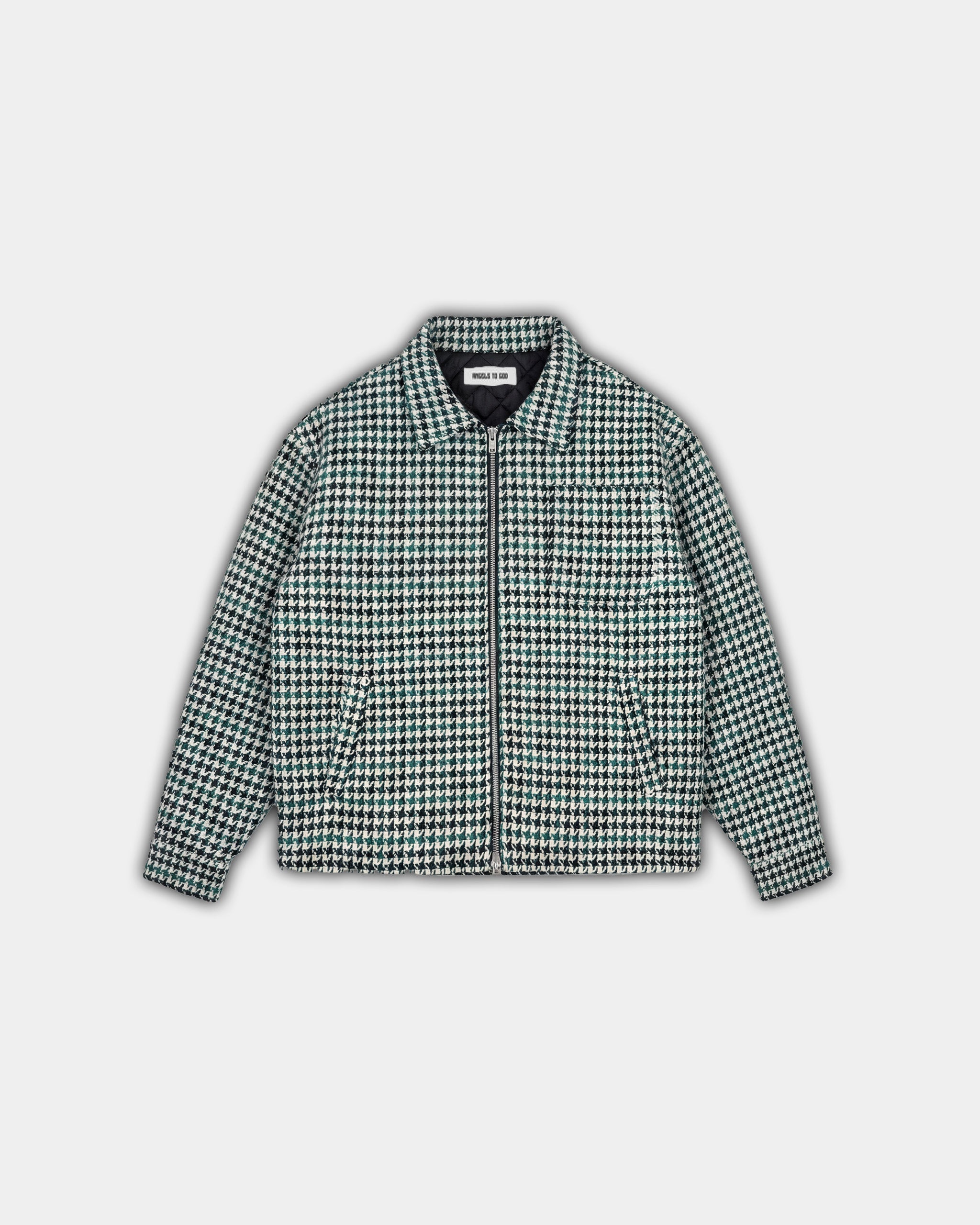 ZIP FLANNEL - GREEN-1