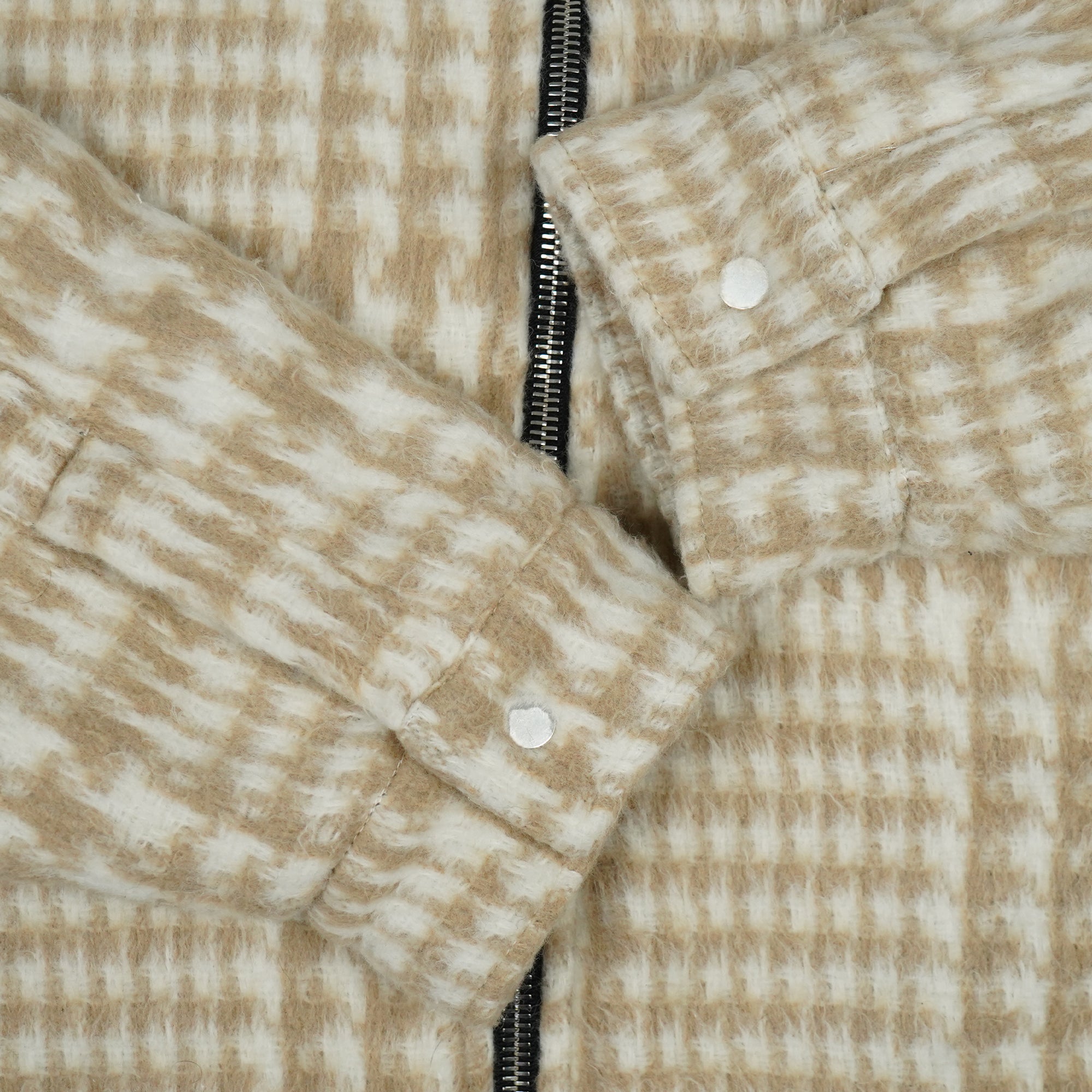 ZIP FLANNEL - CREAM image 3