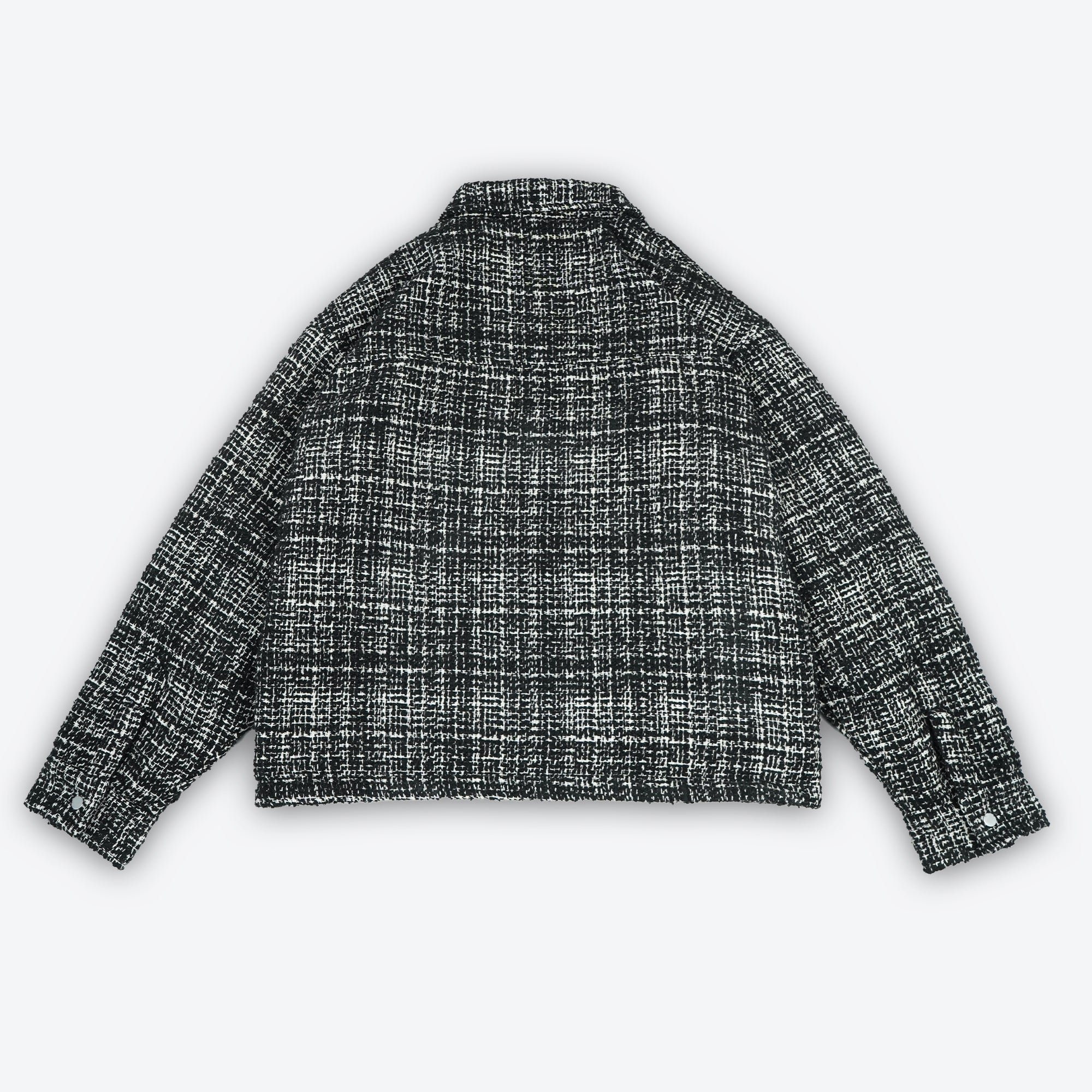 ZIP FLANNEL - BLACK image 1